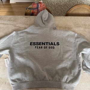 Fear of God Essentials Heather Gray Hoodie